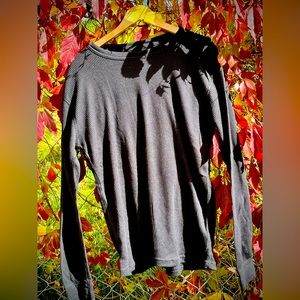 Stanfield’s Irregular Heritage Waffle Henley - Men’s L - Black